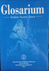 Image of Glosarium : istilah sastra Jawa